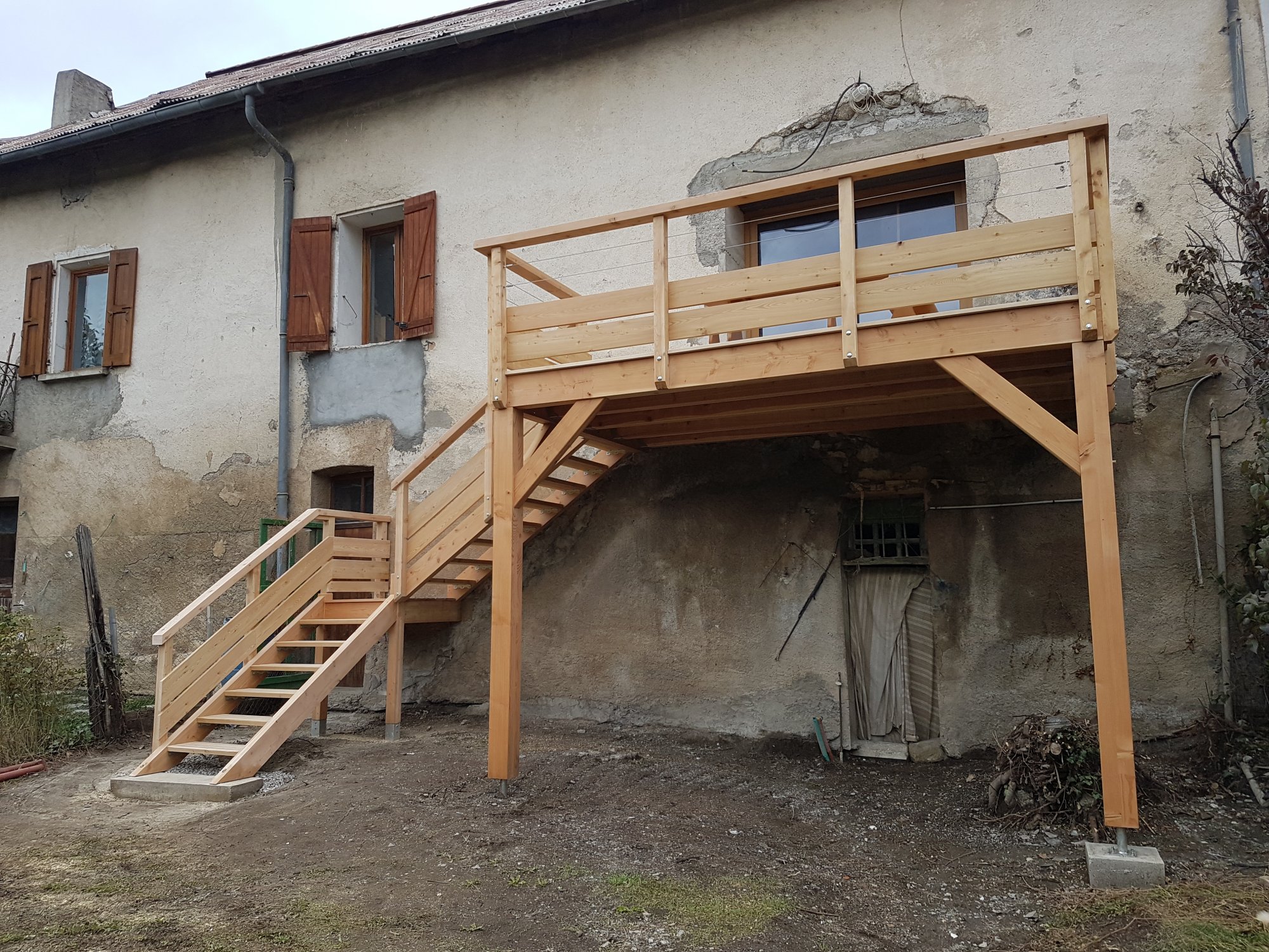 terrasse bois maison